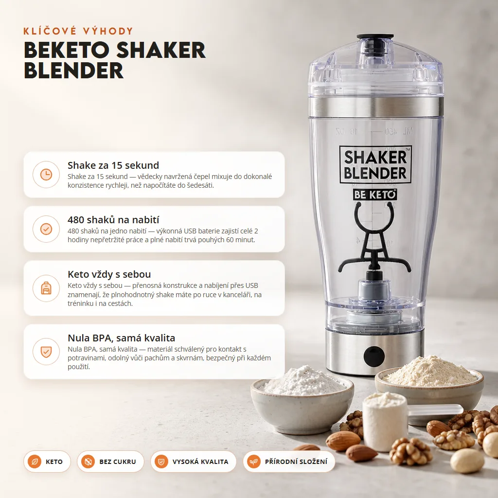 BeKeto Šejkr Mixér