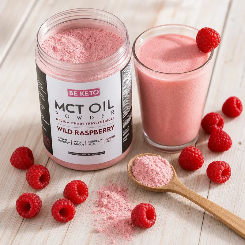 MCT Olej v Prášku – Divoká Malina 300g – Lifestyle 2 MCT Olej v Prášku – Divoká Malina 300g