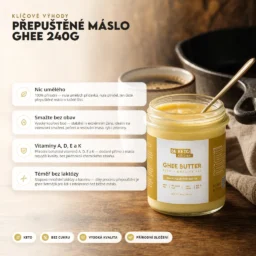 Přepuštěné Máslo Ghee 240g