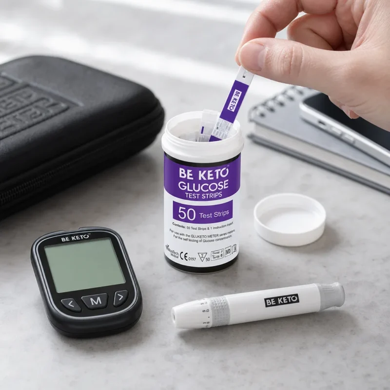 GluKeto Meter – Glukózové Proužky 50 ks