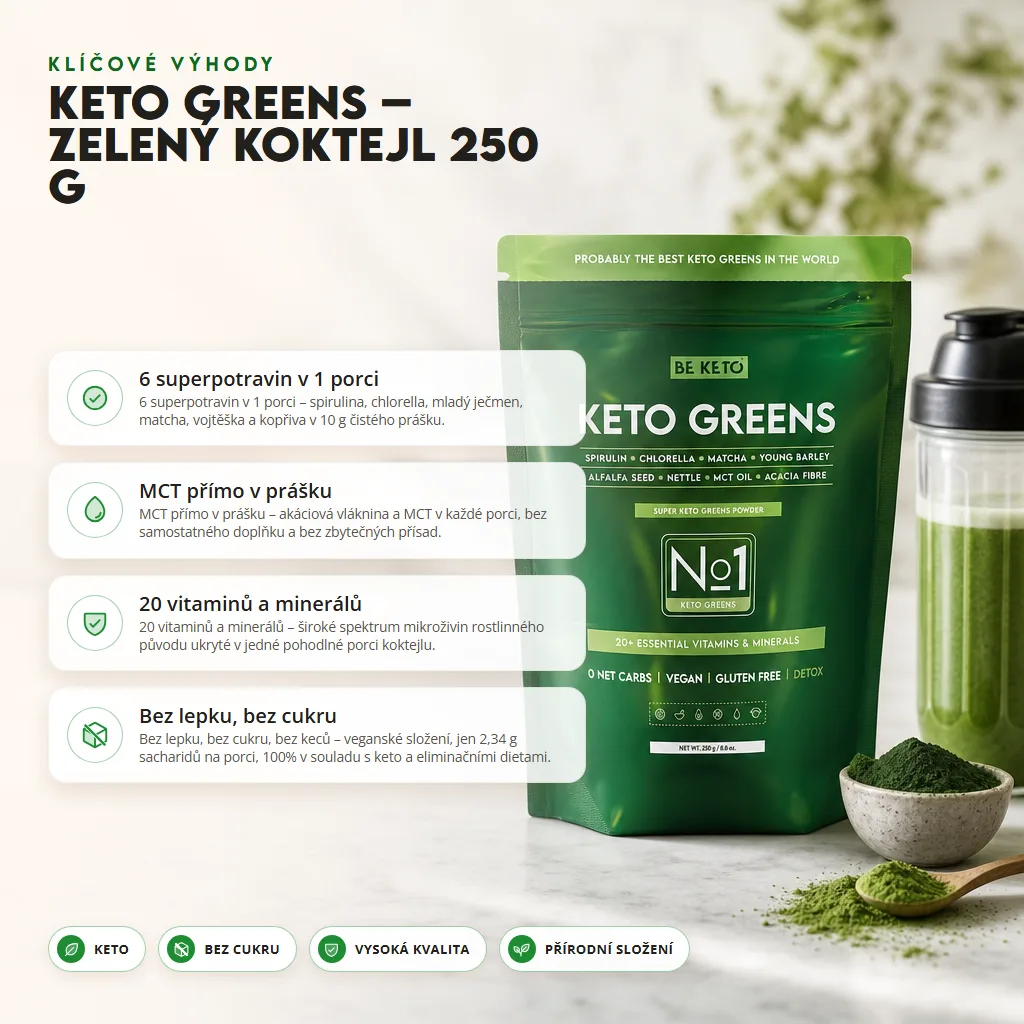 Keto Greens – Zelený Koktejl 250g
