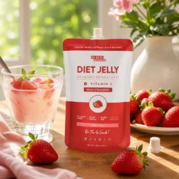 Konjakové Dietní Želé – Čerstvé Jahody 150g – Lifestyle 1 Konjakové Dietní Želé – Čerstvé Jahody 150g