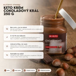 Keto Krém – Čokoládový Král 250g – Benefit Keto Krém – Čokoládový Král 250g