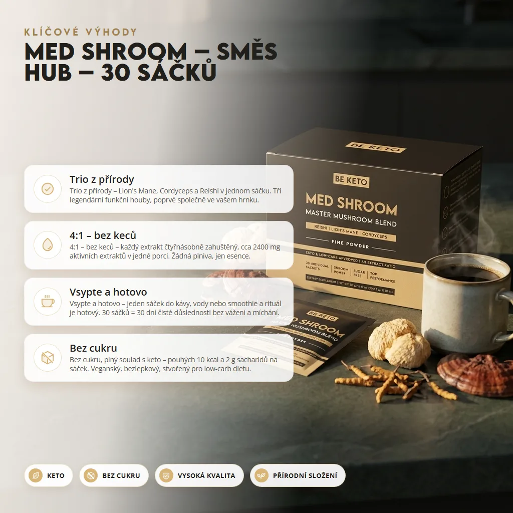 Med Shroom – Smíšené Houba – 30 sáčků