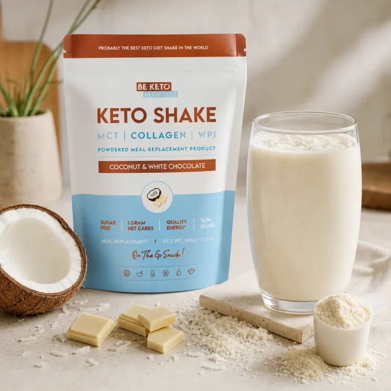 Diet Keto Shake – Kokos a Bílá Čokoláda 500g
