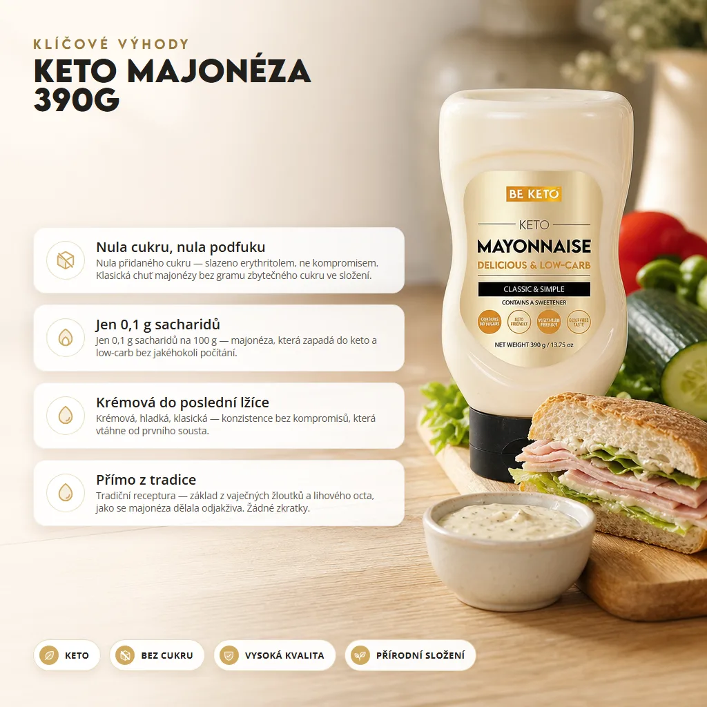 Keto Majonéza 390g