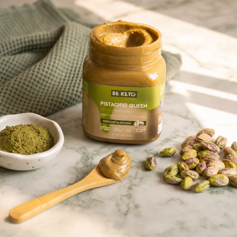 Keto Krém – Královna Pistácie 250g – Lifestyle 2 Keto Krém – Královna Pistácie 250g
