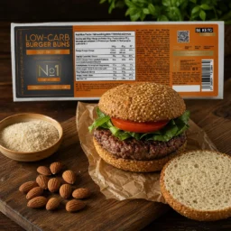 Keto Bezlepkové Housky na Burgery 2x85g – Lifestyle 2 Keto Bezlepkové Housky na Burgery 2x85g