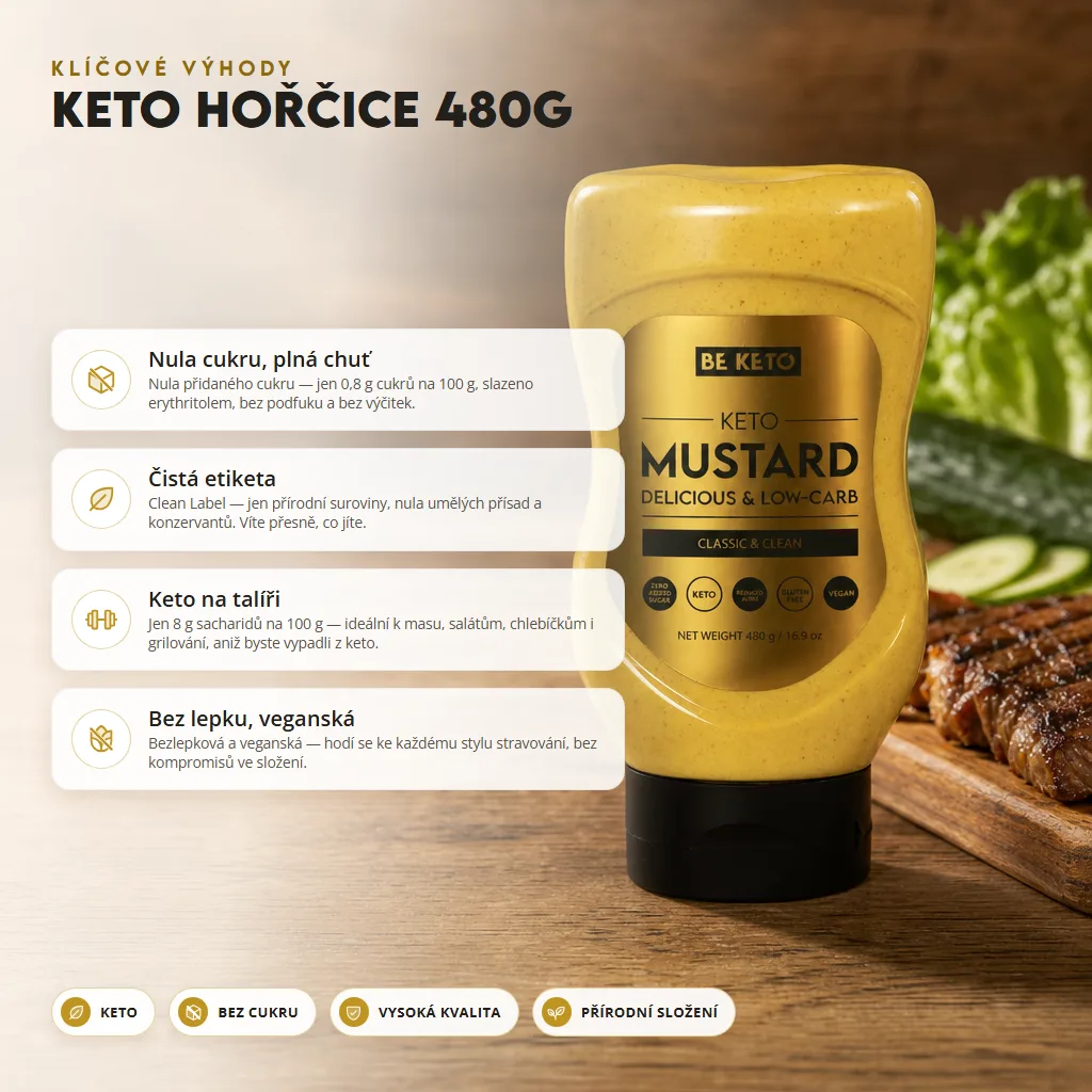 Keto Hořčice 480g
