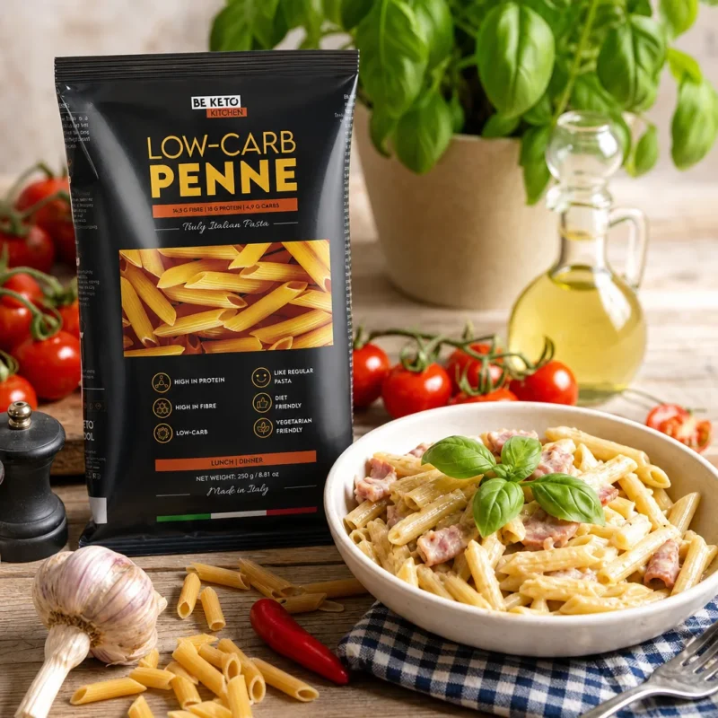 Keto Těstoviny Penne 250g – Lifestyle 1 Keto Těstoviny Penne 250g