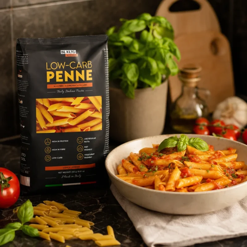 Keto Těstoviny Penne 250g – Lifestyle 3 Keto Těstoviny Penne 250g