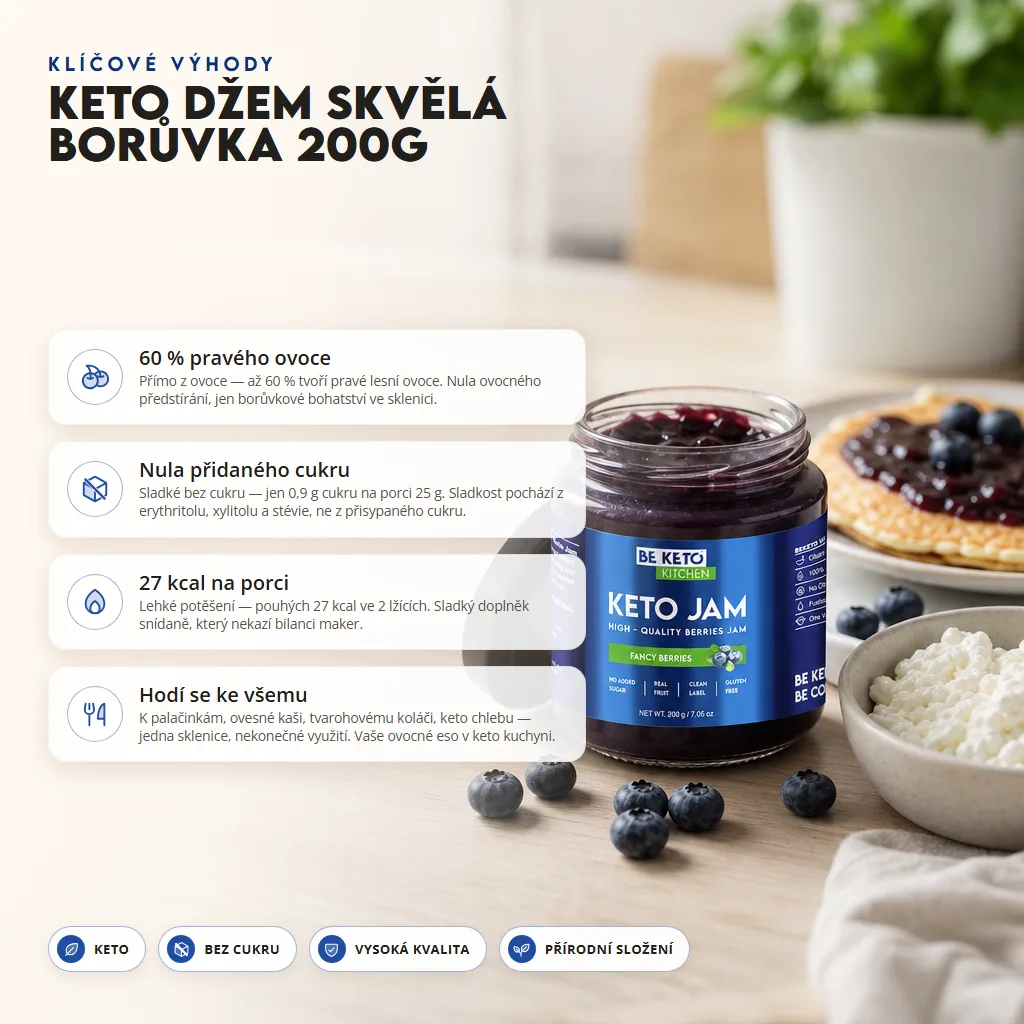 Keto Džem – Fajná Borůvka 200g