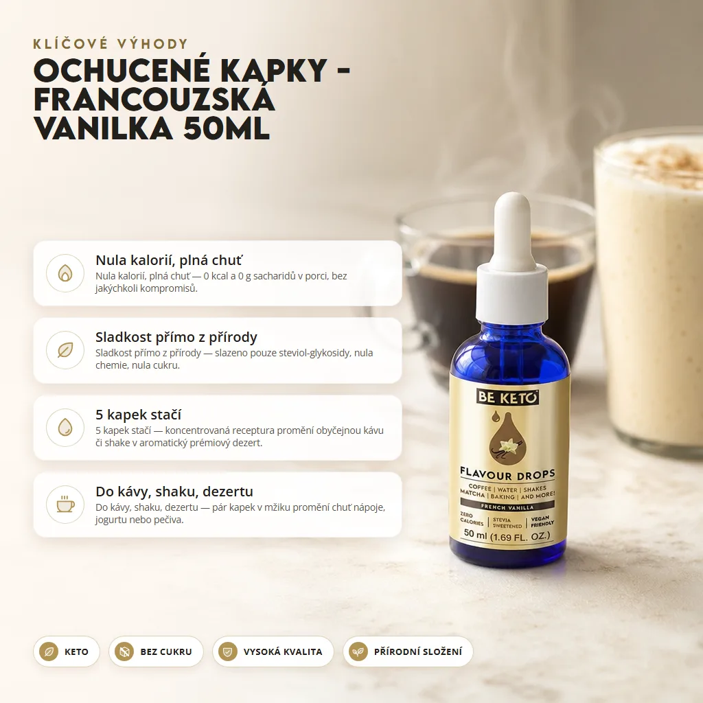 Ochucovací Kapky – Francouzská Vanilka 50ml