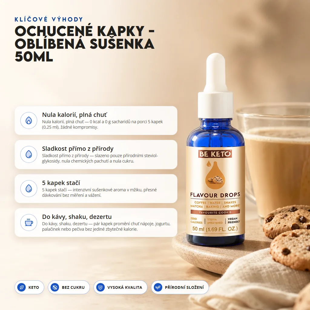Ochucovací Kapky – Oblíbené Sušenky 50ml