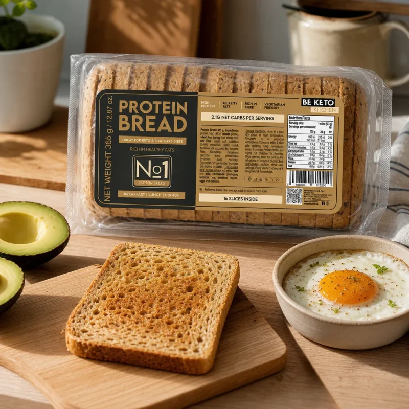Keto Toustový Proteinový Chléb 365g – Lifestyle 1 Keto Toustový Proteinový Chléb 365g