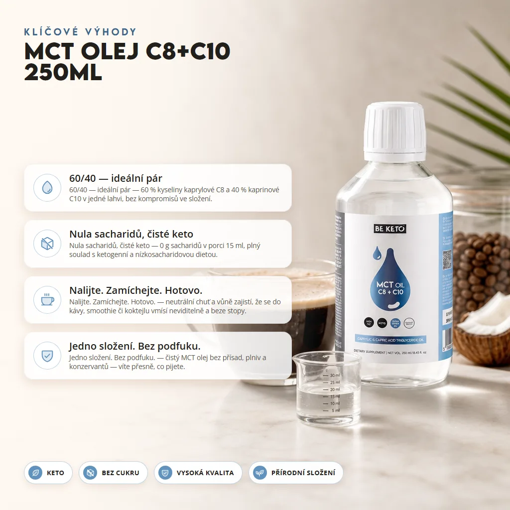 MCT Olej C8+C10 250ml
