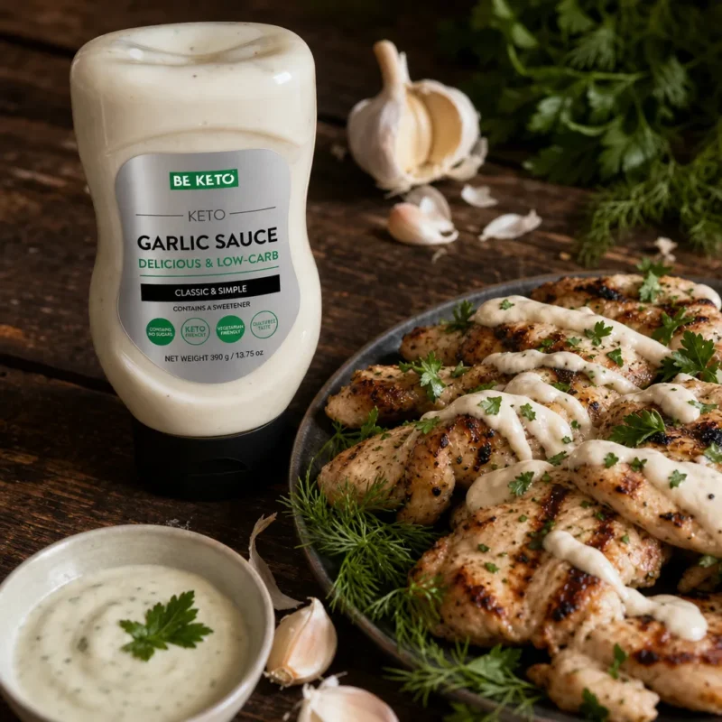 Keto Česneková Omáčka 390g