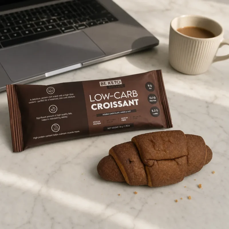 Nízkosacharidový Croissant Dvojitá Čokoláda 50g