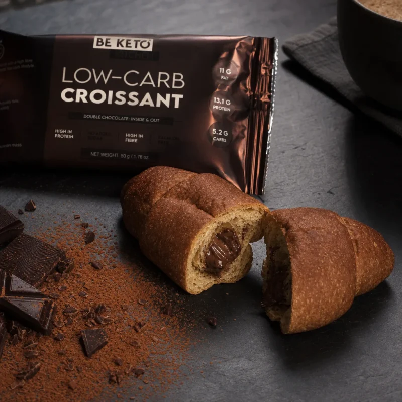 Nízkosacharidový Croissant Dvojitá Čokoláda 50g