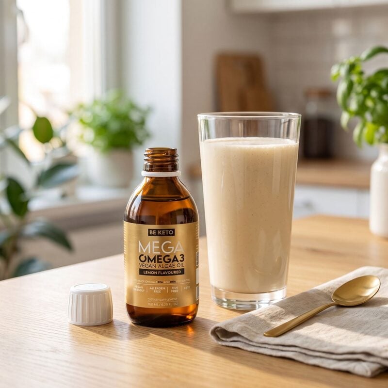 MEGA Omega 3 Veganská – Olej z Řas Citronový 150ml