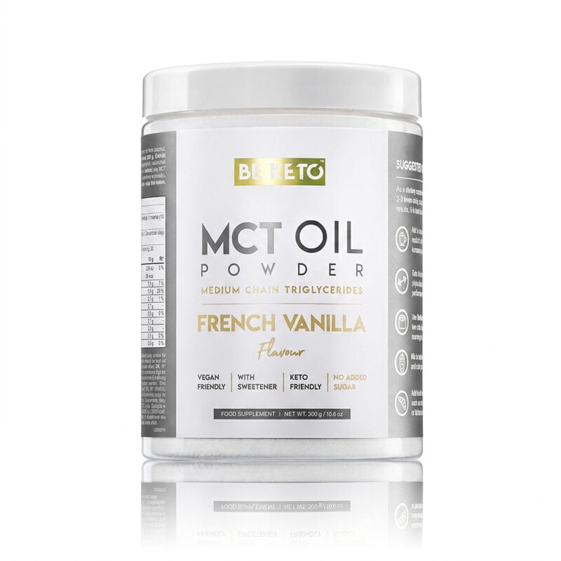 MCT Oil Powder - French Vanilla 300g 1024x1024 MCT Olej v Prášku - Francouzská Vanilka 300G
